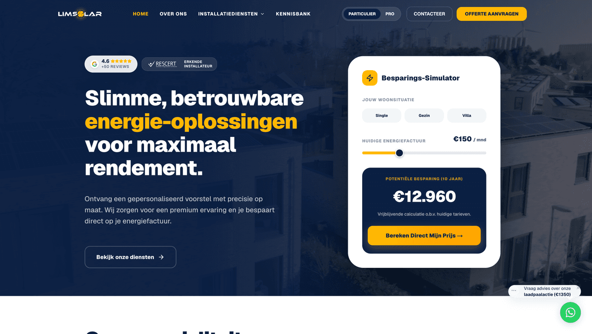 Hoe we de marketing, communicatie en offertes van Limsolar in één cloud-architectuur hebben samengebracht