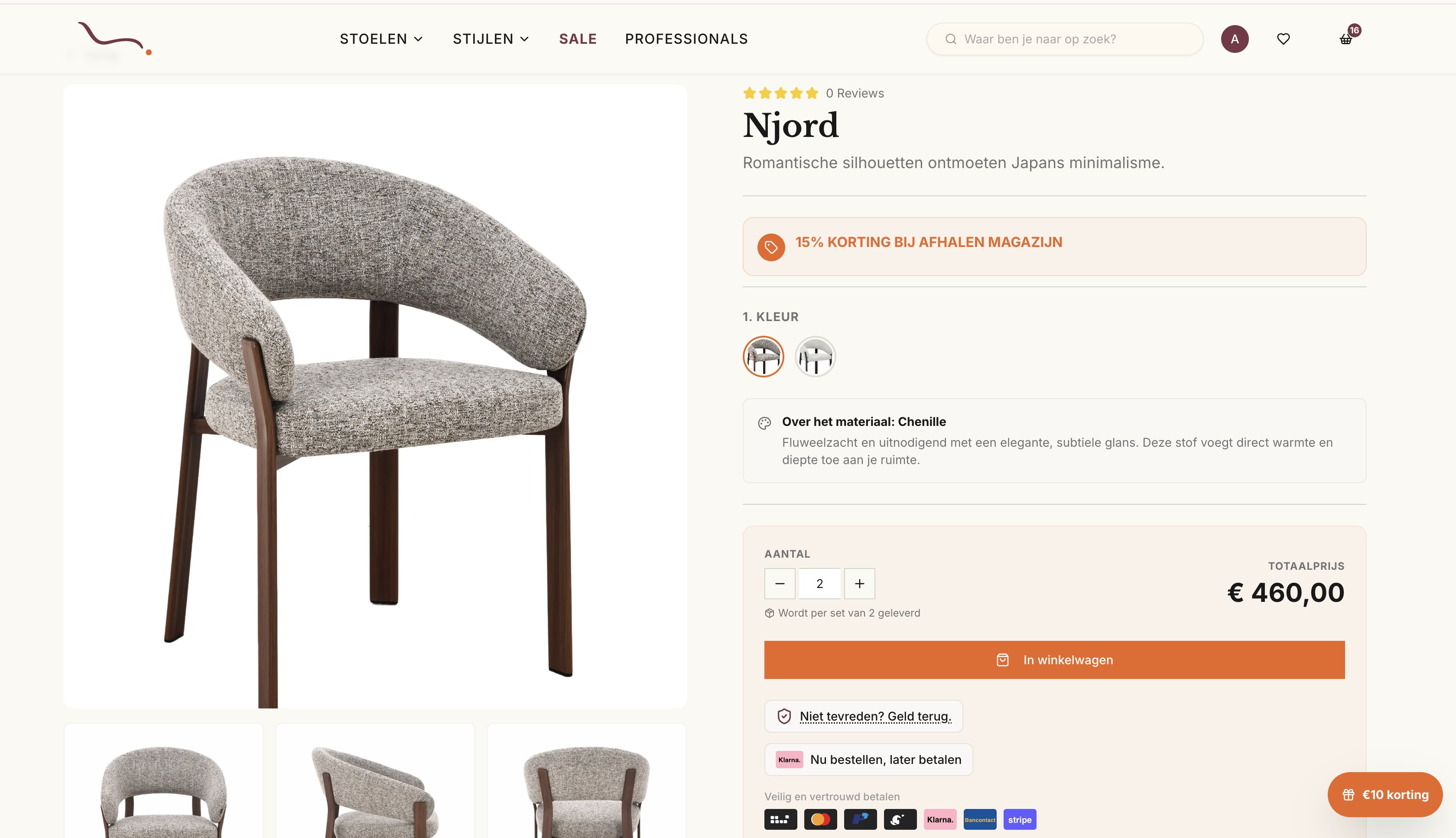 Het minimalistische en geoptimaliseerde checkout-proces